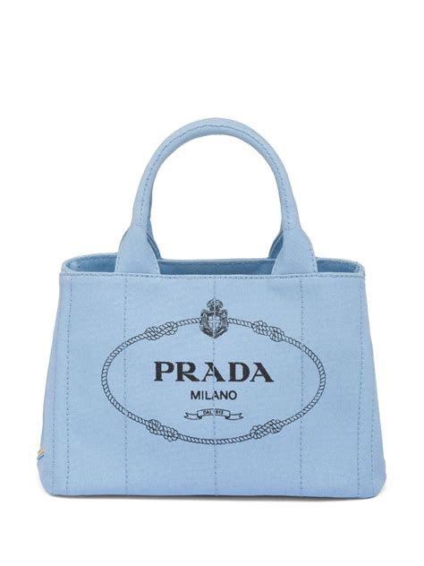 prada printed cotton canvas tote|Prada totes farfetch.